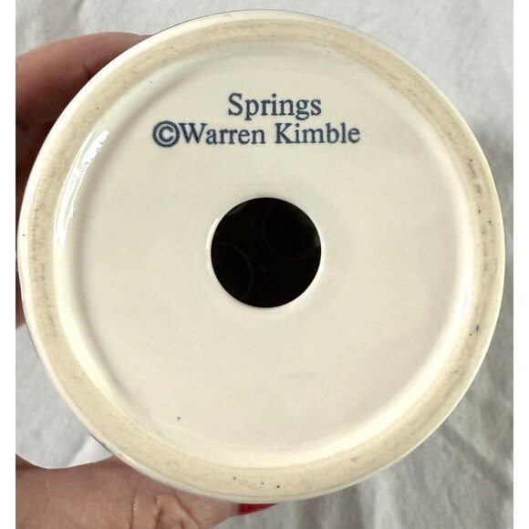 Vintage Warren Kimble Ceramic Cat Toothbrush Holder & Soap Dish Set - Picture 6 of 6